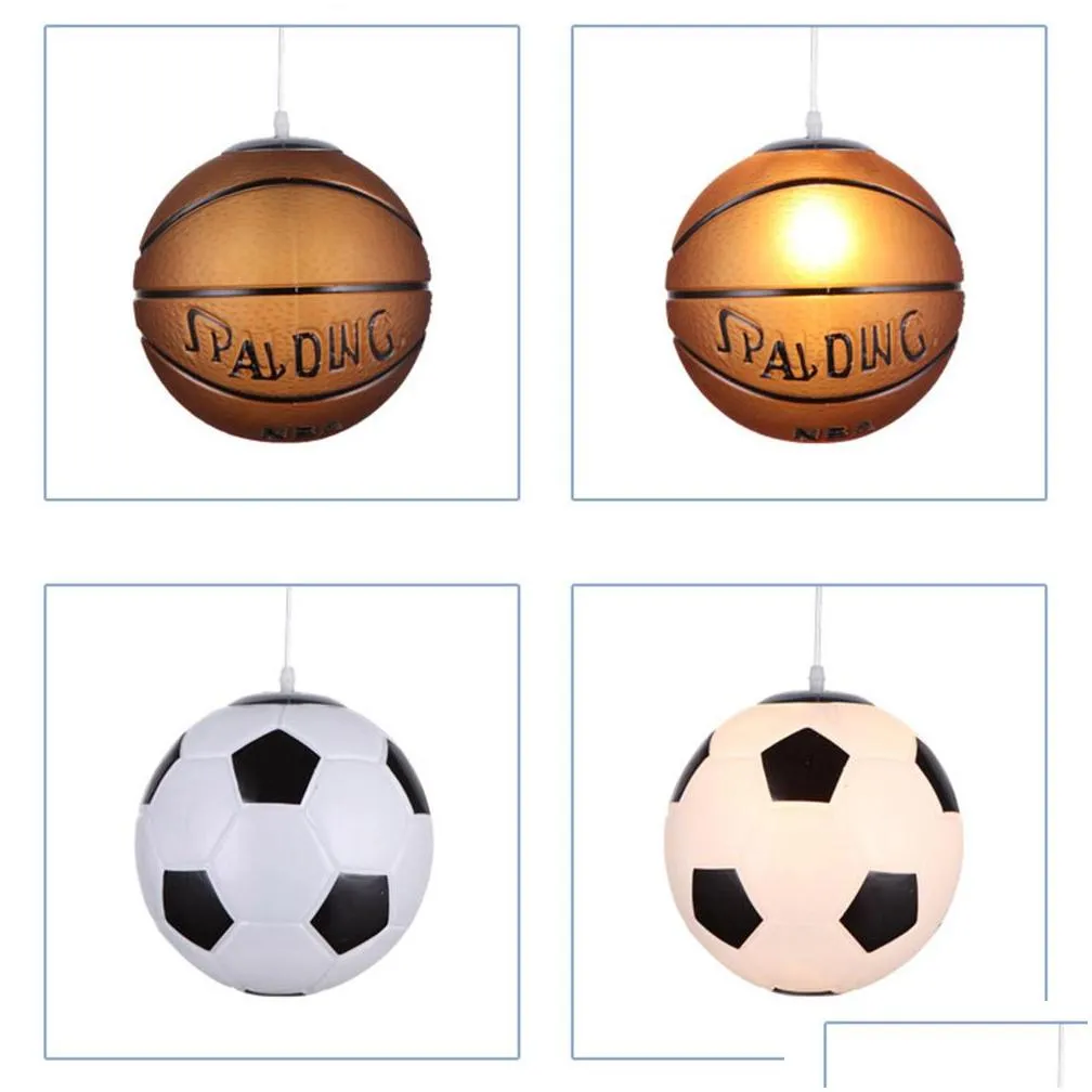 football basketball styles hanging light ceiling decorative light fixture restaurant bedroom living room kitchen cafe shop