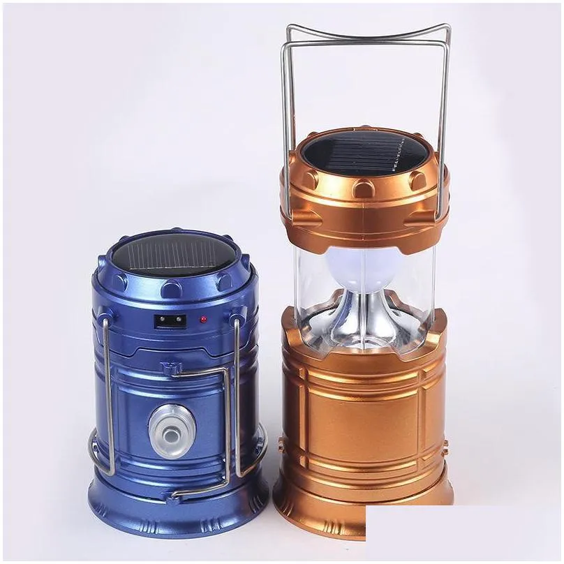  portable solar panel lantern hand led camping light 16led bright light lamp holiday lights outdoor hanging lamp hiking solar