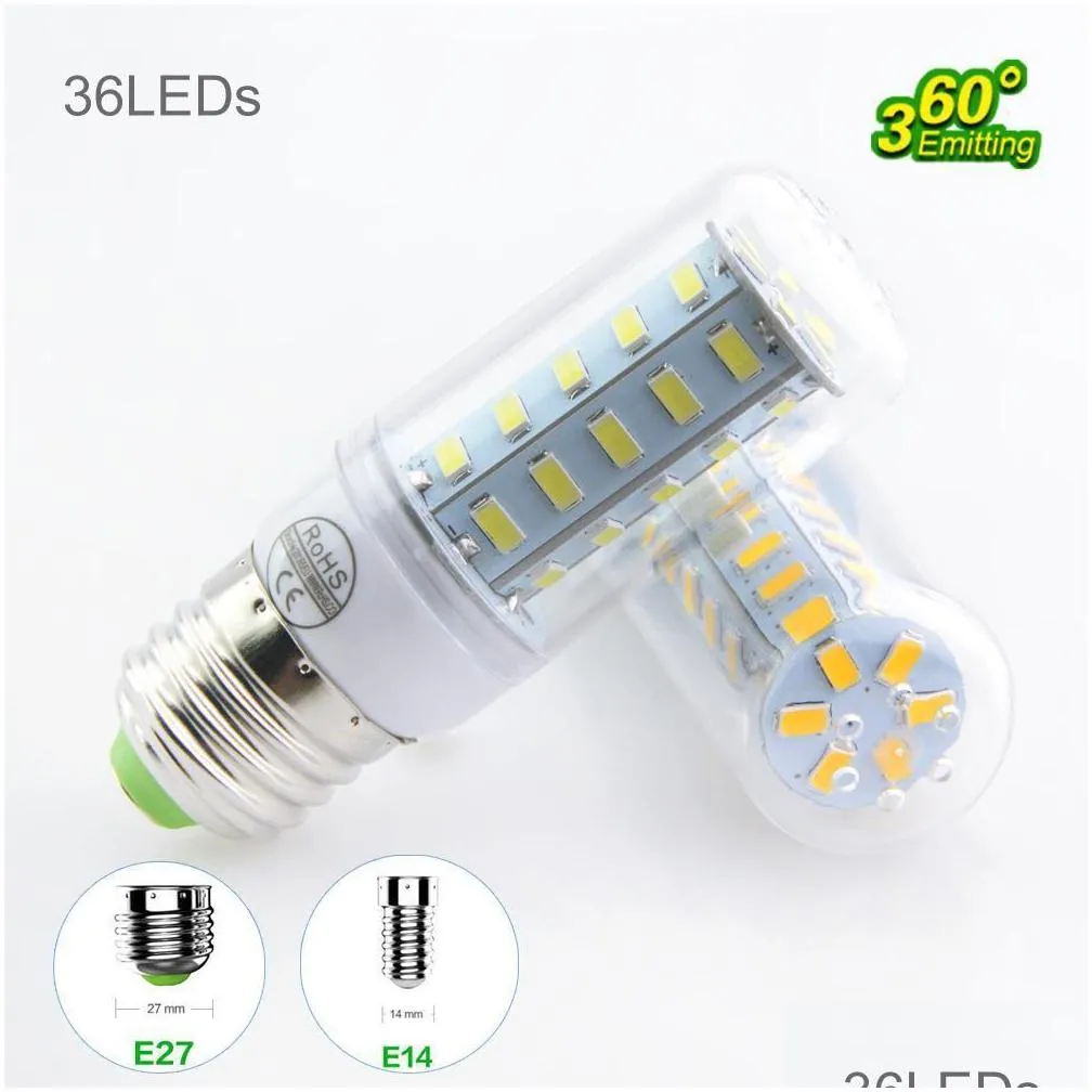 smd5730 e27 gu10 b22 e12 e14 g9 led bulbs 7w 9w 12w 15w 18w 110v 220v 360 angle led bulb led corn light