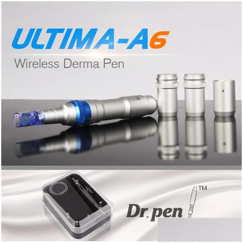 wholesale ultima a6 wireless derma pen dr.pen ultima a6 auto electric micro needle 2 batteries rechargeable dermapen skin care