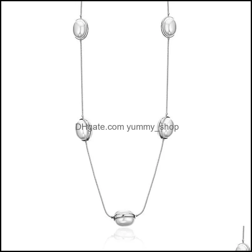 fashion pearl necklace cute love long chain pendant necklace for women fashion classic beads chain necklaces wholesale jewelry