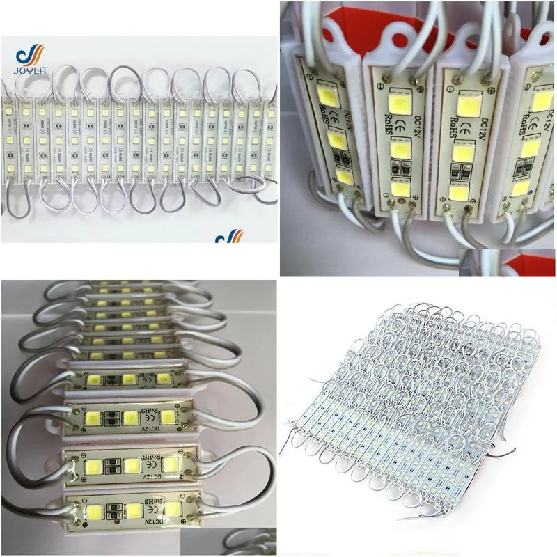 modules 20pcs 3 led smd 5054 12v cool white brighter for sign letters advertising store front lights