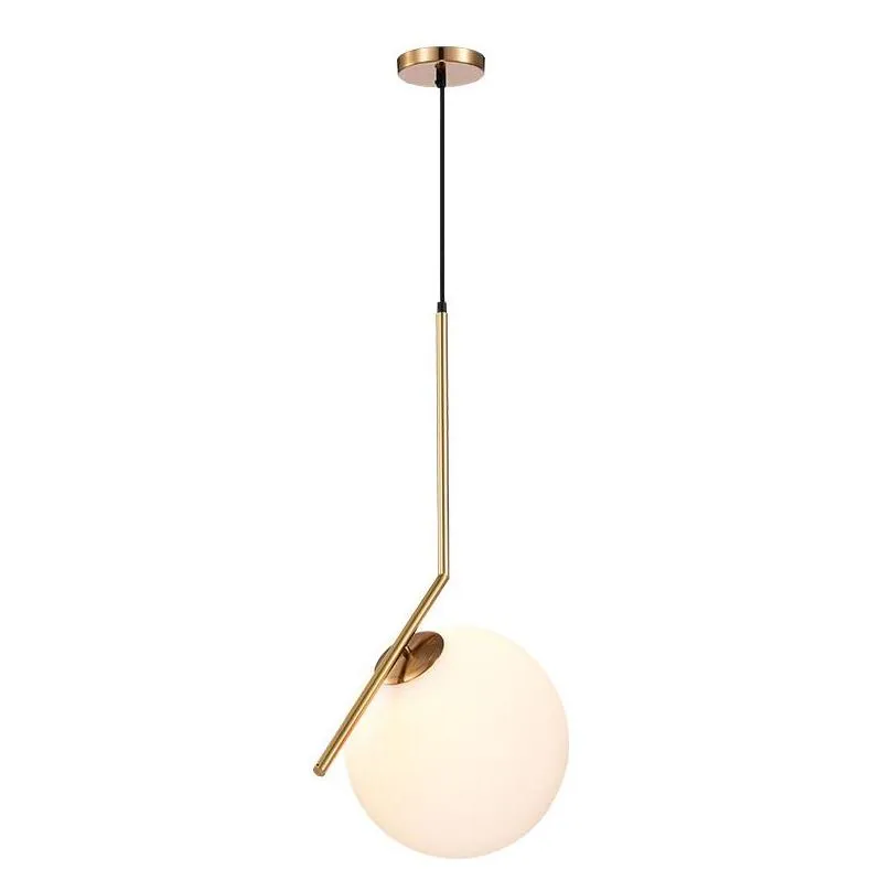 modern minimalist pendant light lamp nordic ceiling clothing decoration glass ball lamp for living room bedroom dining room