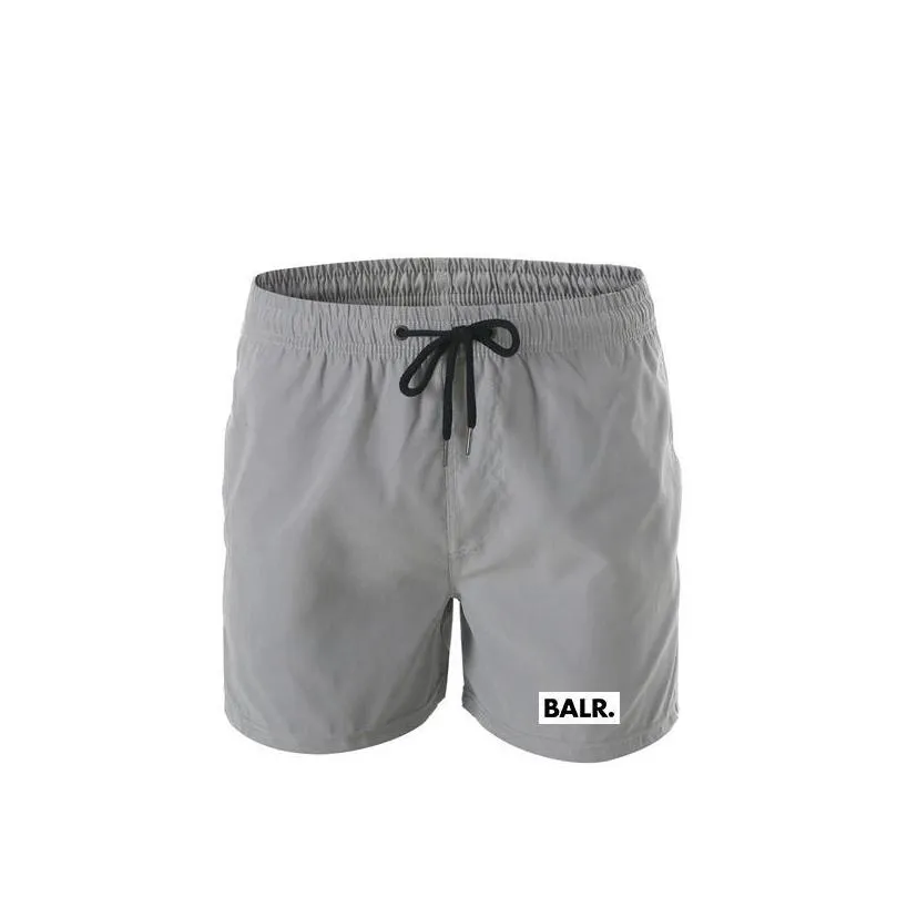 20ss balr designer badeshorts mens shorts quickdrying and comfortable beachwear summer elasticated waist tie highend letter