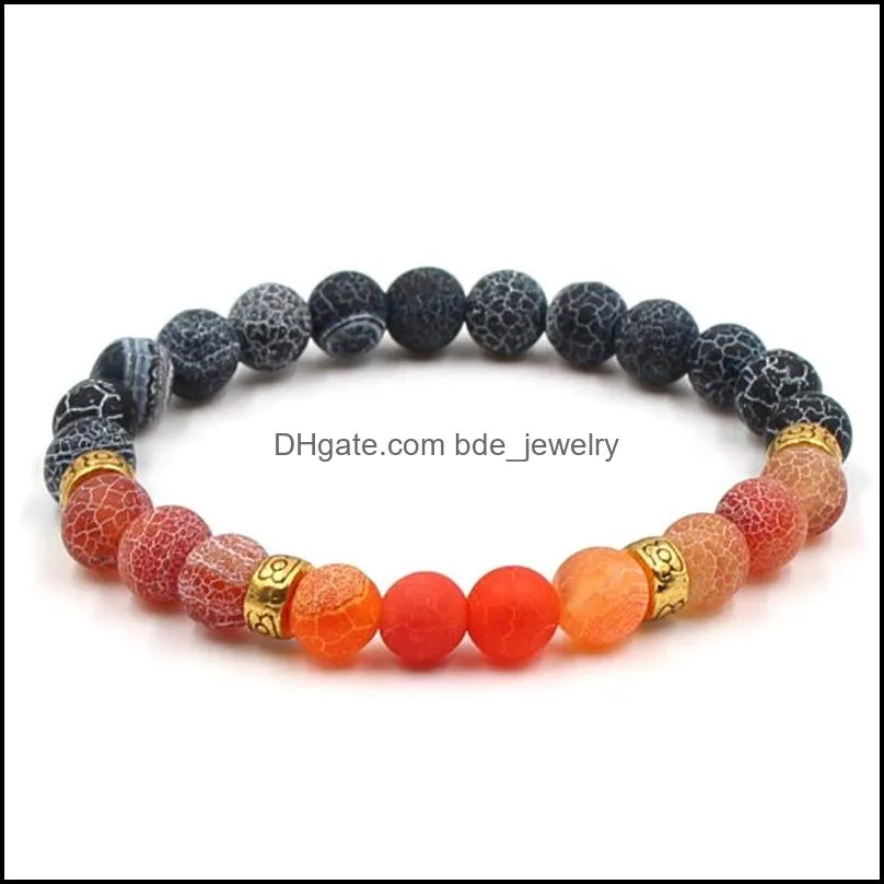 stone chakra bracelet weathering women luxury jewelry elastic bead bracelet