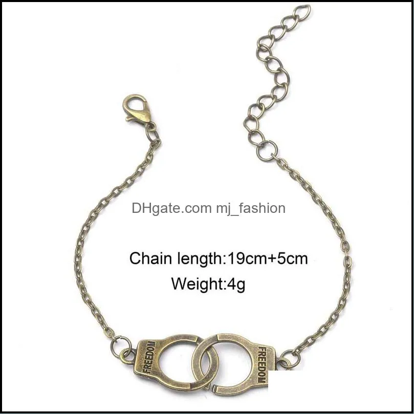  selling handcuff charm bracelet adjustable vintage handmade mens bracelets adjustable charm couple bracelets for women men