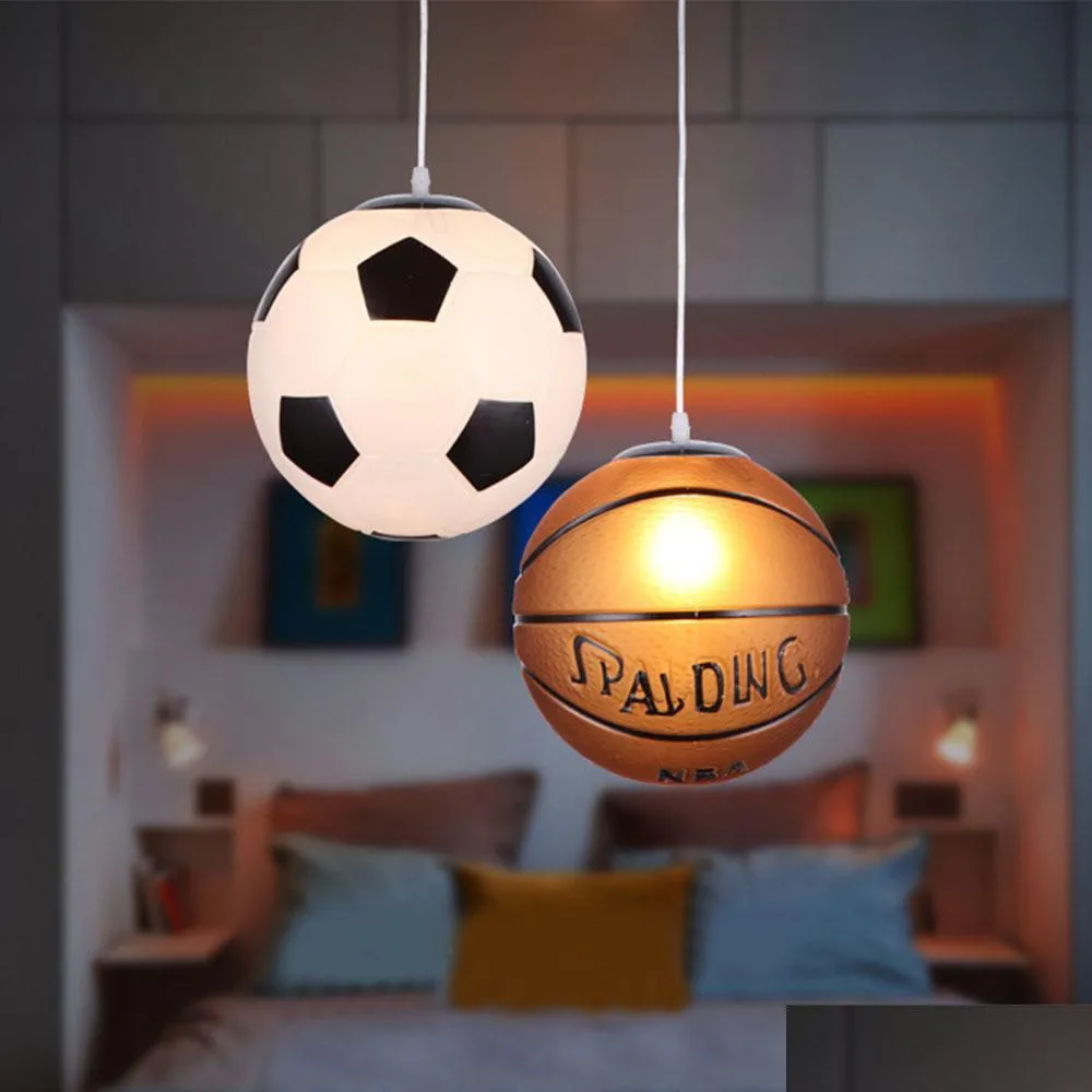 football basketball styles hanging light ceiling decorative light fixture restaurant bedroom living room kitchen cafe shop