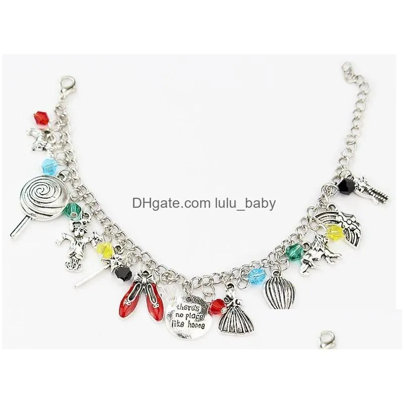 fashion jewelry simple charm bracelet blaze dance shoes magic wand combination bracelet