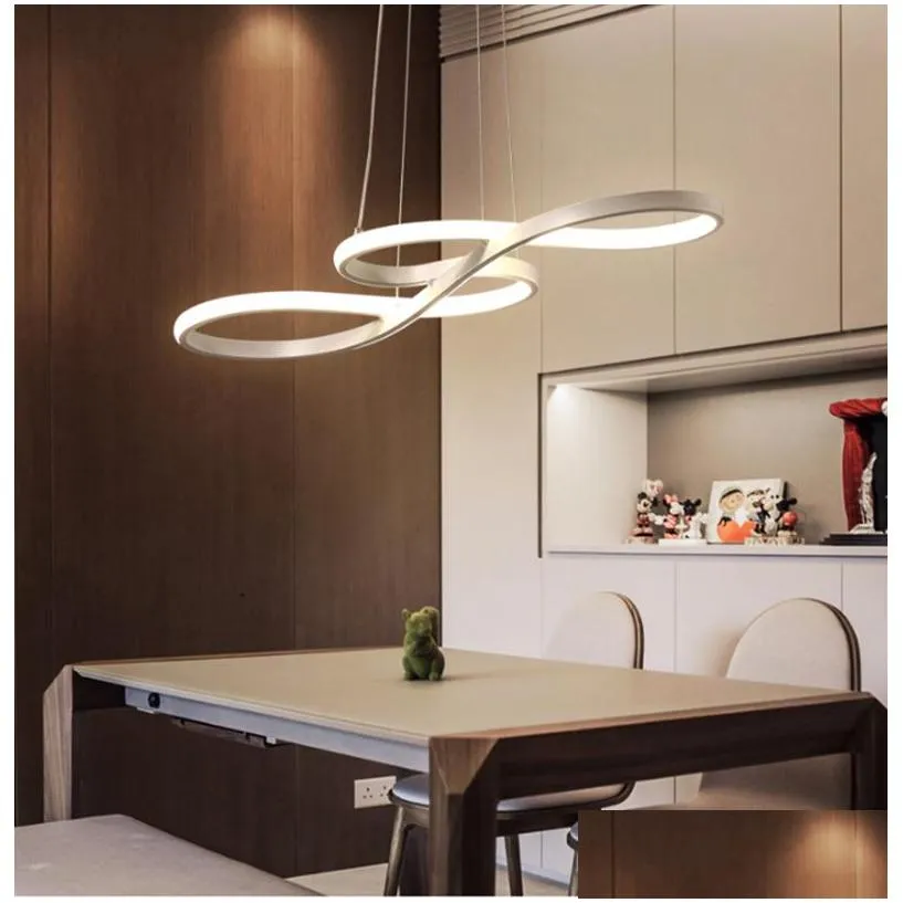 minimalism diy hanging modern led pendant lights for dining room bar suspension luminaire suspendu pendant lamp lighting fixture