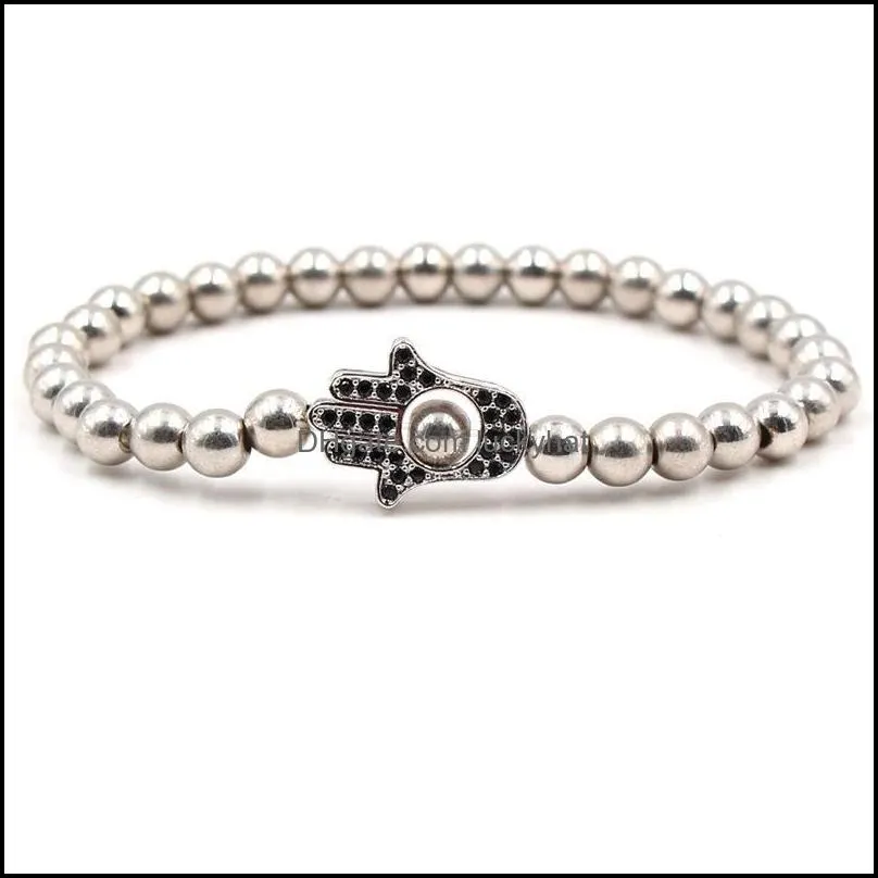 cz zircon bracelets cubic micro pave macrame bracelet pulseira feminina copper bead bracelet luckyhat