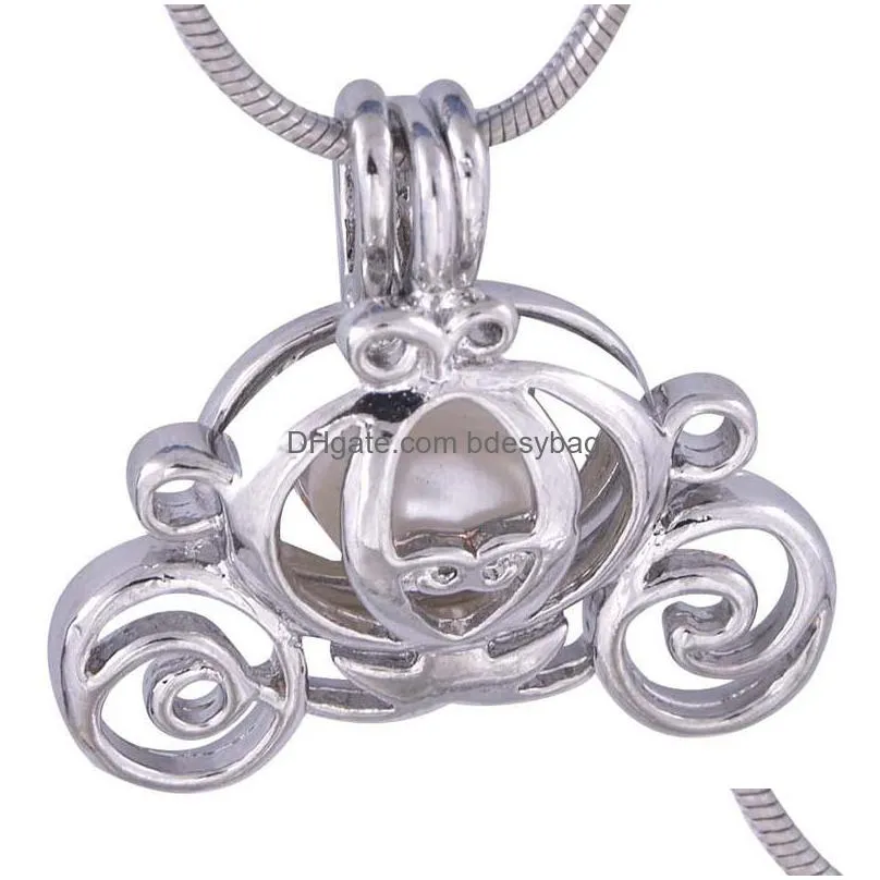 18kgb funny monkey pearl cage pendant for diy wish love pearl pendant jewelry good gift women p87