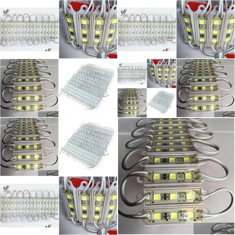 modules 20pcs 3 led smd 5054 12v cool white brighter for sign letters advertising store front lights