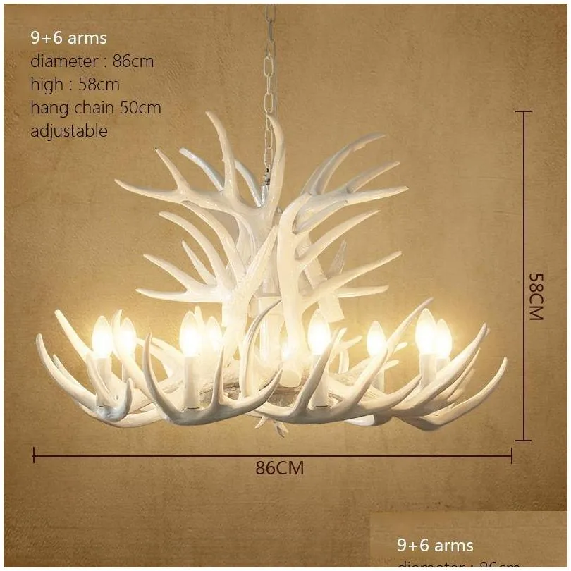 antlers resin chandelier lamp modern led antler chandelier lustre chandeliers e14 vintage lights novelty lighting pendant lights