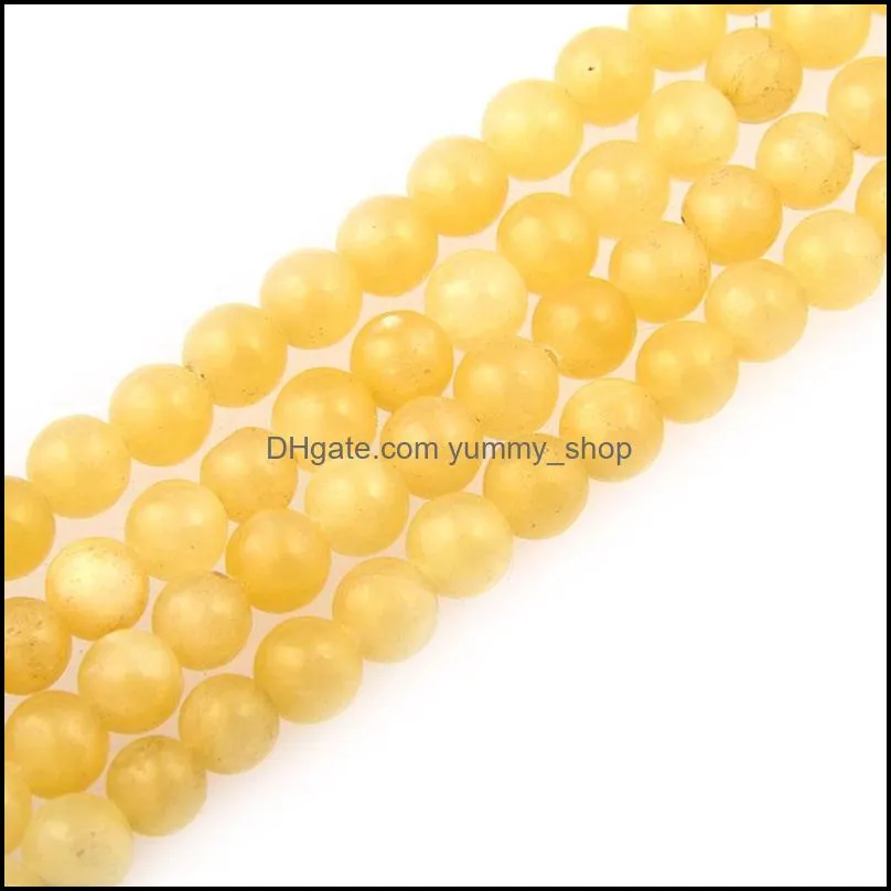  8mm yellow beads round smooth 8mm brown tiger eye loose bead for bracelets diy jewelry making wholesale 