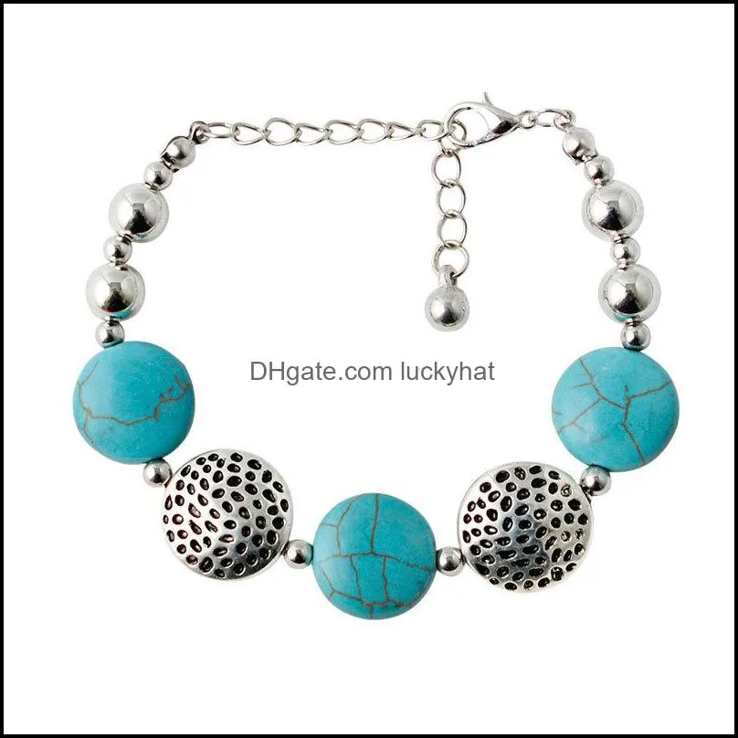charm bracelets vintage charms l elephant bird pendant bracelet fine jewelryturquoise bead bracelet luckyhat