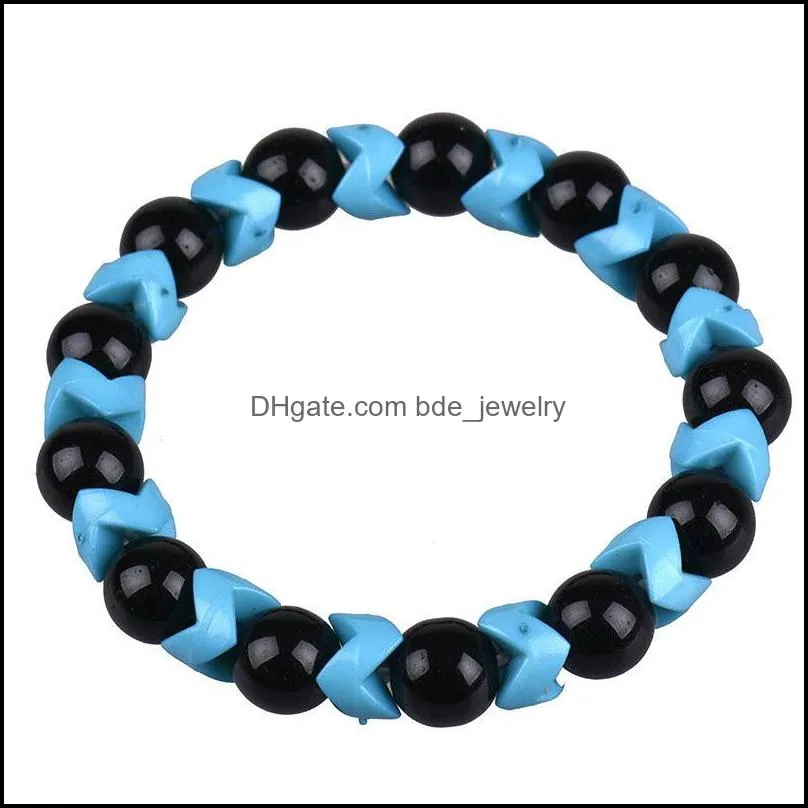 bracelets for women beaded jewelry bracelets wholesale green yellow blue black glass beaded bracelet