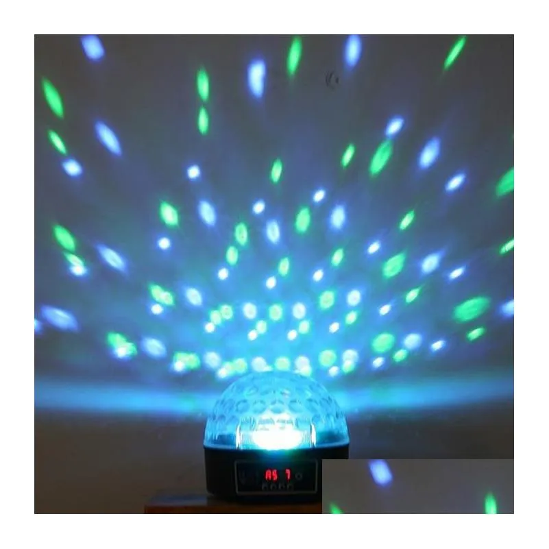 mini digital led rgb crystal magic ball effect light dmx512 disco dj stage lighting voiceactivated wholesale light lamp 20