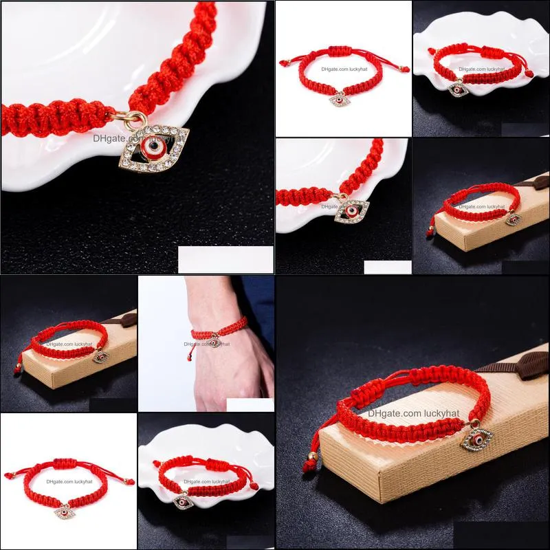 red string bracelet evil eye bracelet amulet thread bracelet protection bracelet luckyhat
