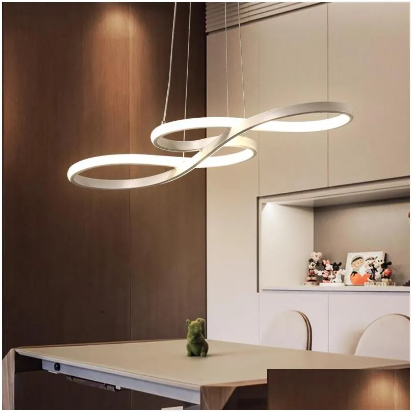 minimalism diy hanging modern led pendant lights for dining room bar suspension luminaire suspendu pendant lamp lighting fixture