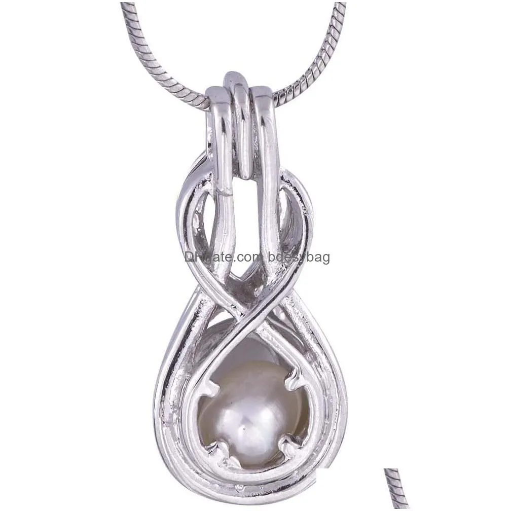  chimpanzee cage pendants animal shape pearl gem beads cage lockets fantastic sliver pendants p91