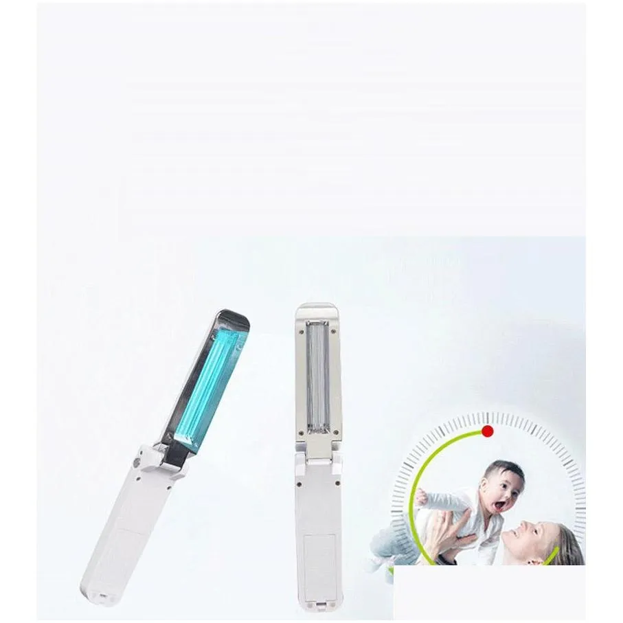 handheld convenient ultraviolet uv sterilizer light tube bulb disinfection lamp sterilizer mites lights folding usb germicidal