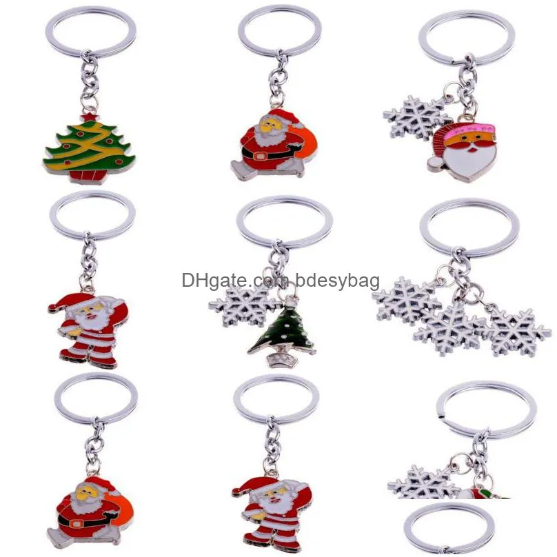 6pcs/set 2019 new style silver plated keychain butterfly fly horse christmas key rings fashion pendants diy pearl girl charming gift