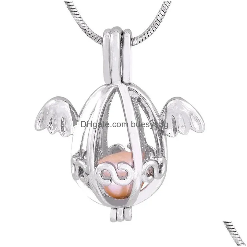 wholesale word style wish hope cage pendant stainless steel birthday gift love wish heart shape p157