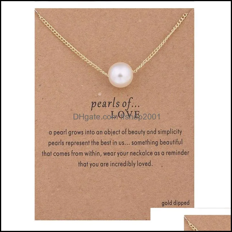 make a wish card necklaces pearl elephant sun butterfly necklace for women girls fashion jewelry