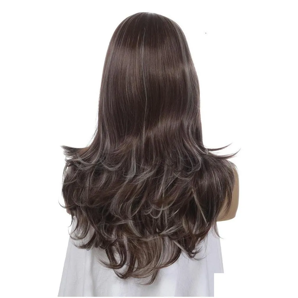 2020 amazon selling european and american fashion women wish long curly hair chemical fiber headgear