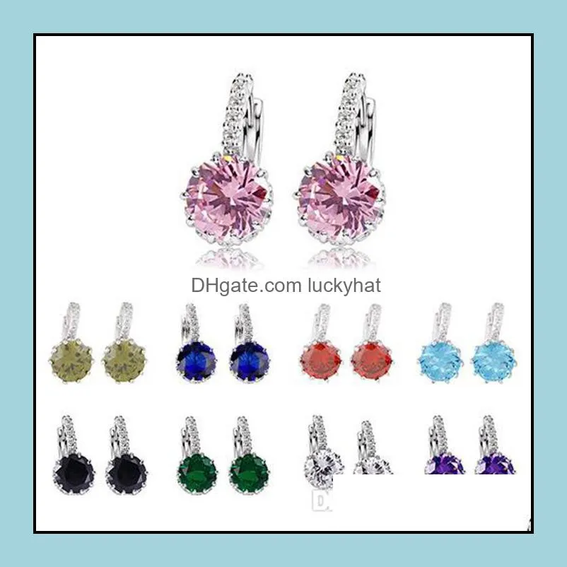 sterling silver earrings for women temperament act the role ofing is tasted drop earrings austrian crystal earrings luckyhat