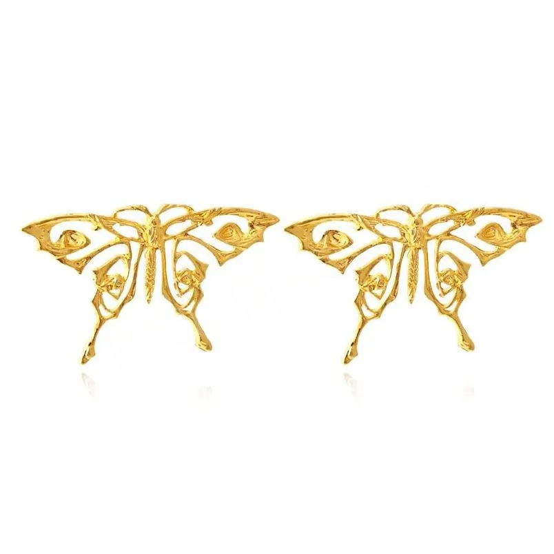 cute animal dangle earrings for women gold color metal butterfly earring girls brincos trendy jewelry