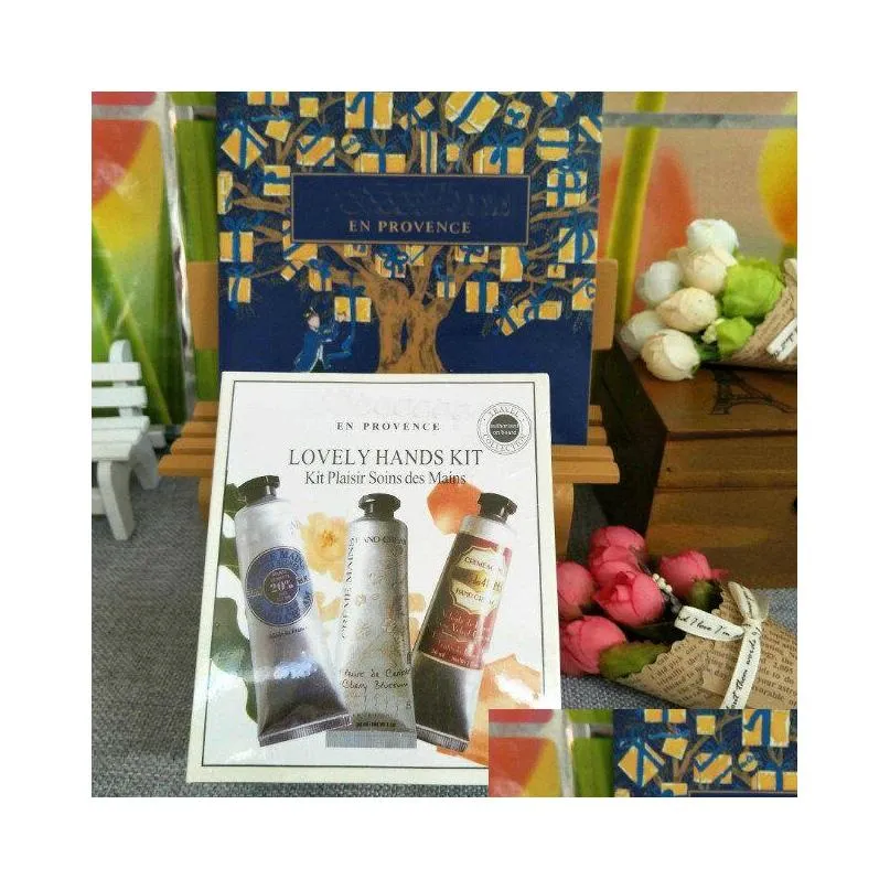 new arrival hand cream en provence lovely hands kit collection moisturizing plaisir soins des mains travel ship