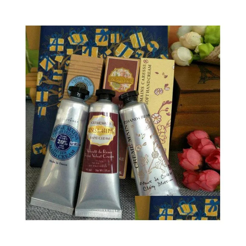 new arrival hand cream en provence lovely hands kit collection moisturizing plaisir soins des mains travel ship