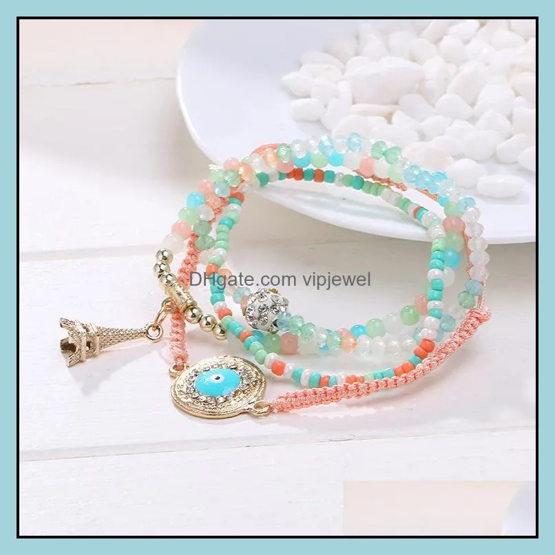 pretty charms bracelets fashion tassel bracelet jewelry friendship bracelet bead bracelets vipjewel