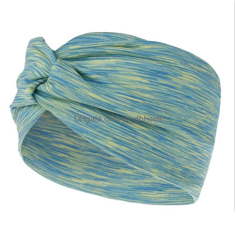 headbands for women sweat wicking scarf bandana elastic workout headband