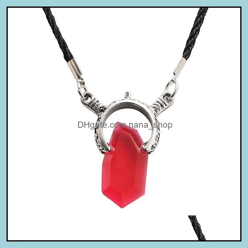 crystal necklace anime game jewelry dmc devil may cry 5 dante necklace nanashop