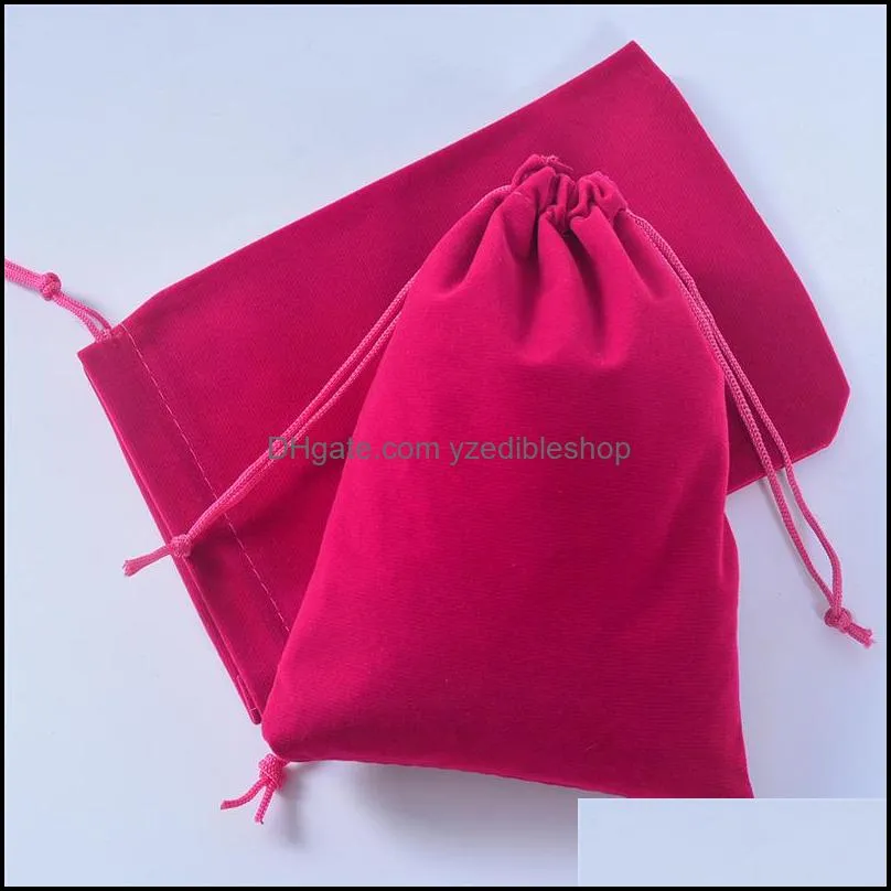 women original jewelry pouches black bags packaging drawstring bag outer pouch for bead 9x12cm