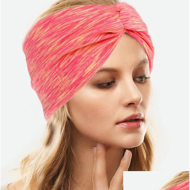 headbands for women sweat wicking scarf bandana elastic workout headband