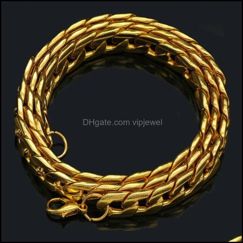 cuban link chain necklace curb chain for men jewelry corrente de prata masculina wholesale  mens necklace vipjewel