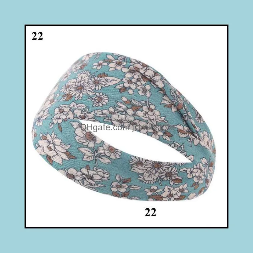 fashion floral print headbands women sports yoga hairband headwrap snake leopard hair bands girls headwear hair accessories