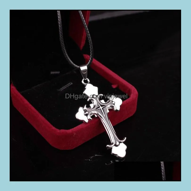 pretty cross necklaces pendants for jewelry wholesale leather necklace vipjewel