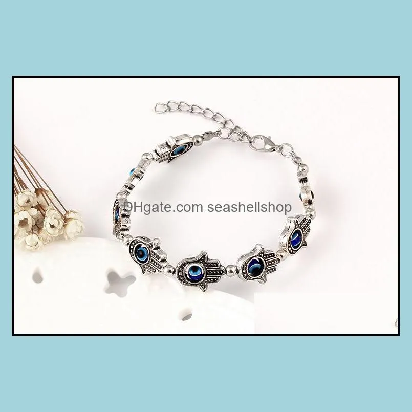 2016 arrival bohemia fatimas hand chain bracelet temperament alloy beaded bracelet fashion jewelry for women gifts girls