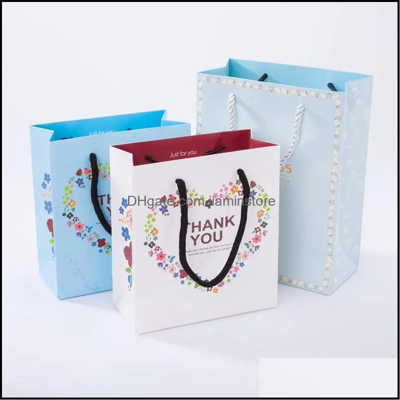 wholesale bulk jewelry gift bag for box thank you princess kraft paper jewelry pouches packaging display