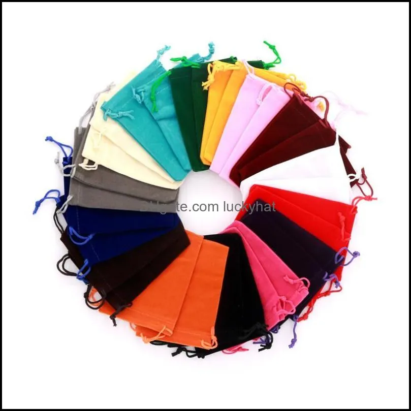 velvet bag jewelry packing drawstring pouches gift bags for wedding christmas