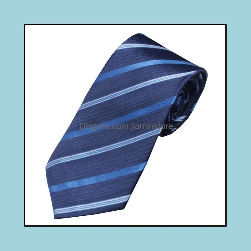 mens ties solid color stripe flower floral 8cm jacquard necktie accessories daily wear cravat wedding party gift