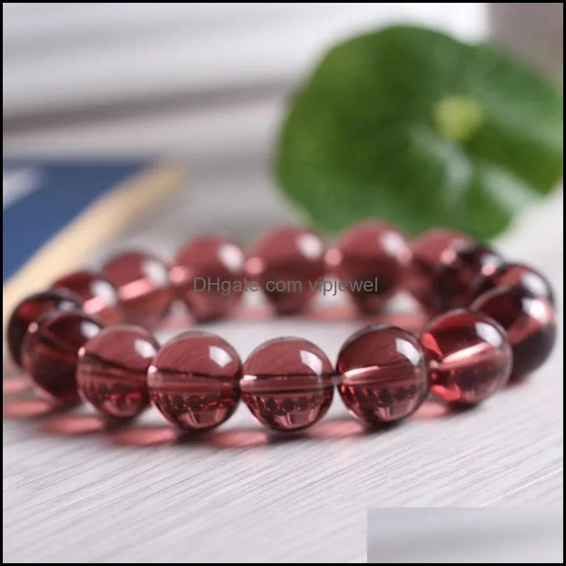 beaded bracelets stretch 8mm natural stone beads carnelian amethyst round beads bracelet purple healing crystal bracelets vipjewel