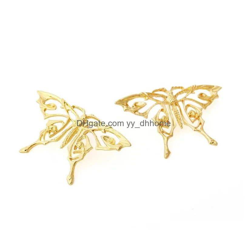 cute animal dangle earrings for women gold color metal butterfly earring girls brincos trendy jewelry