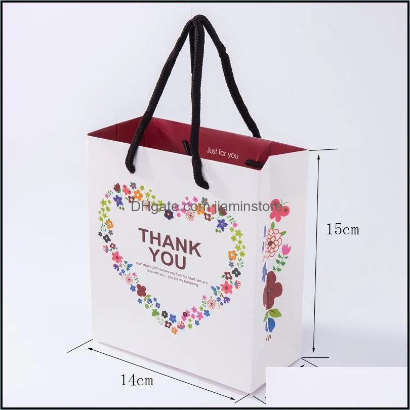 wholesale bulk jewelry gift bag for box thank you princess kraft paper jewelry pouches packaging display