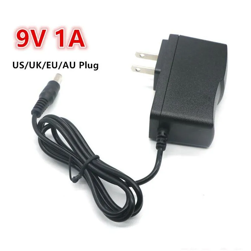 dc 9v 1a lighting transformers  converter adapter power supply 5.5mm x 2.1mm for arduino uno r3 mega 2563