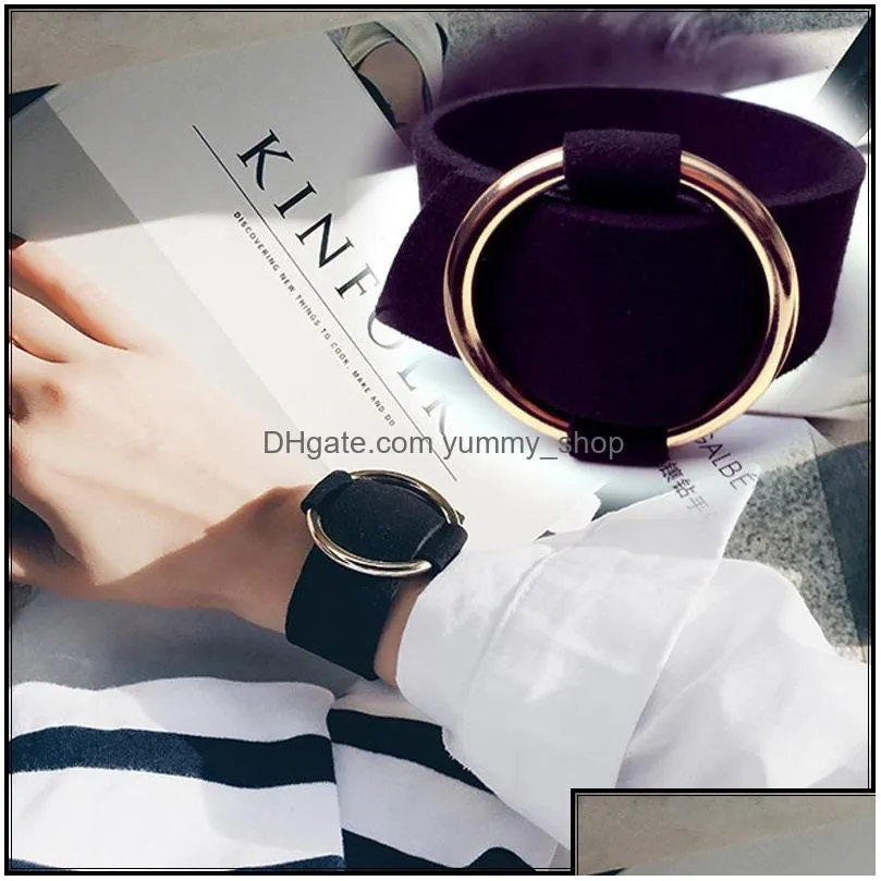 fashion jewelry circle leopard horsehair pu leather bracelet adjustable wide bracelet